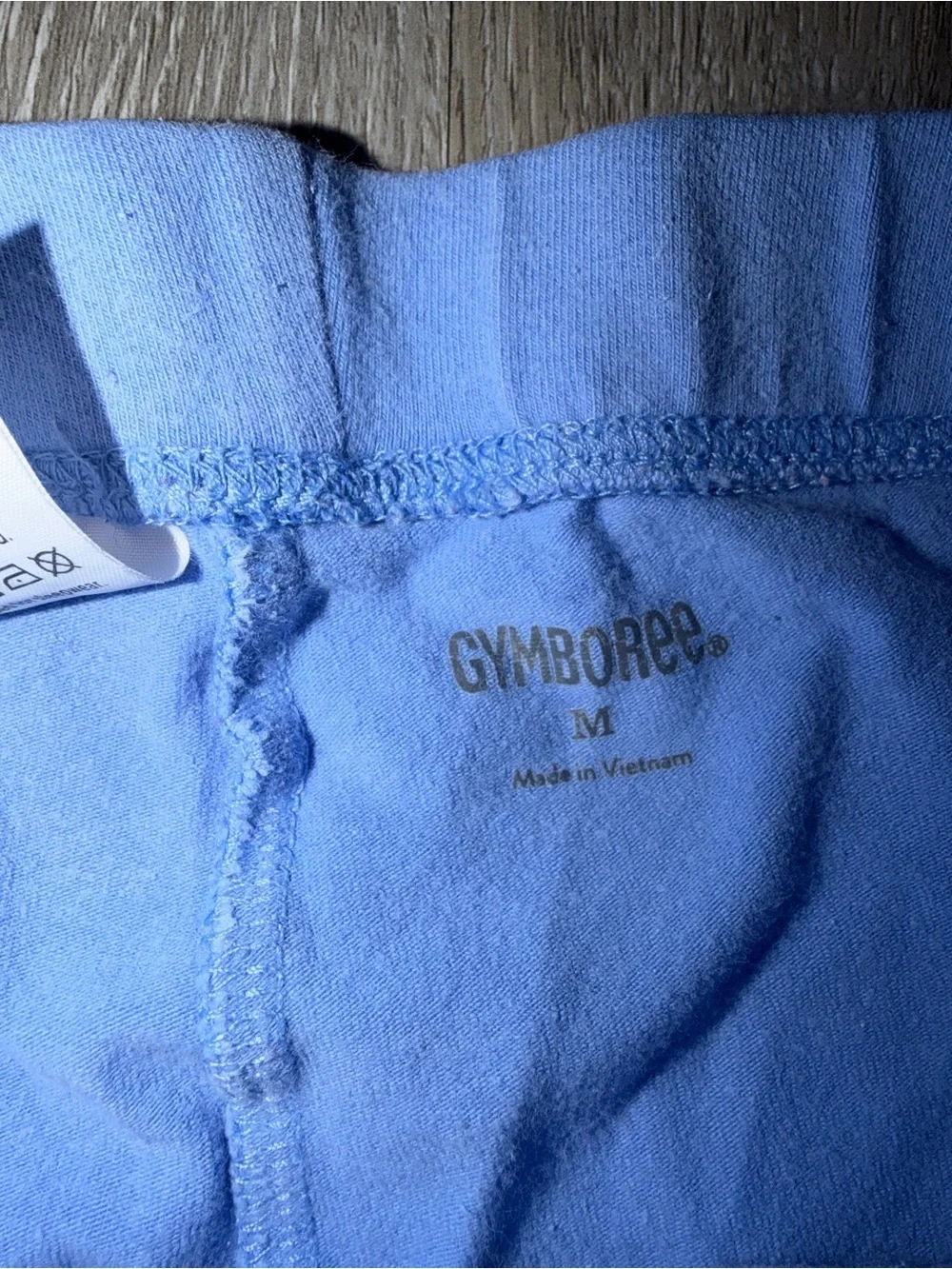 Gymboree Pink Top with Light Blue Leggings Pajama Set